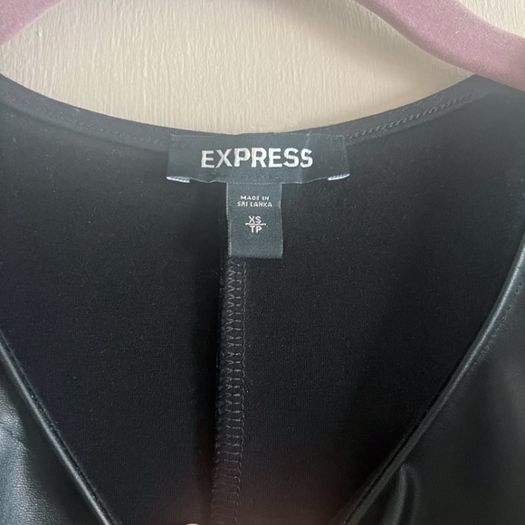 Express Faux Leather Tank Top - Picture 3 of 5